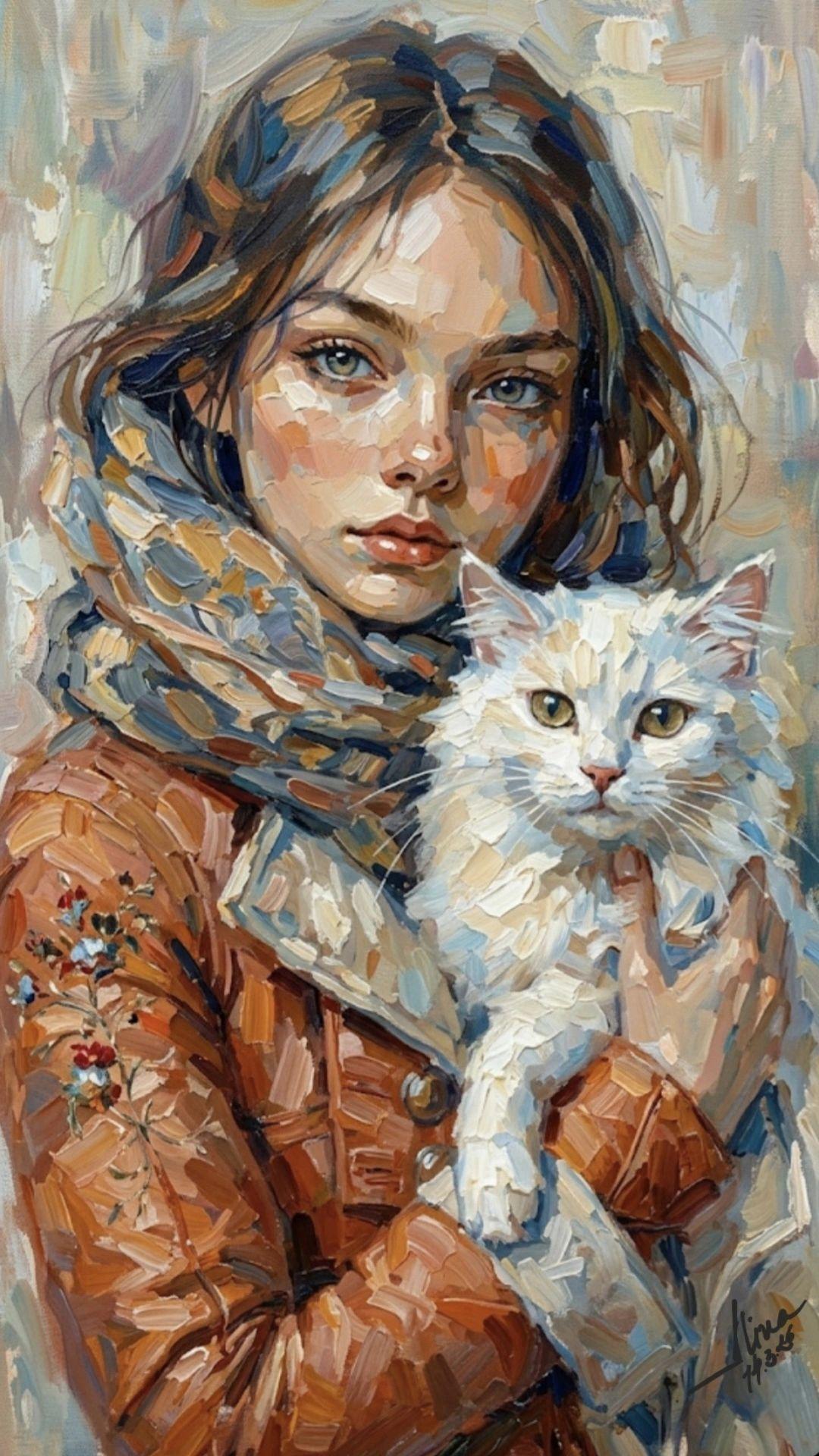 ArteDiAlina.com painting: Cat's eyes